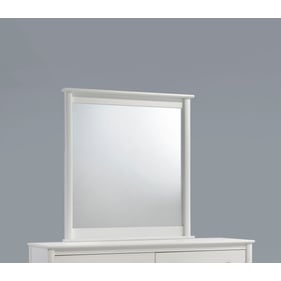 Night and Day Furniture Secrets White Mirror