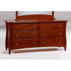 Night and Day Furniture Clove Cherry 6 Drawer Dresser