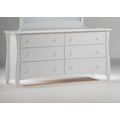 Clove 6 Drawer Dresser in white finish