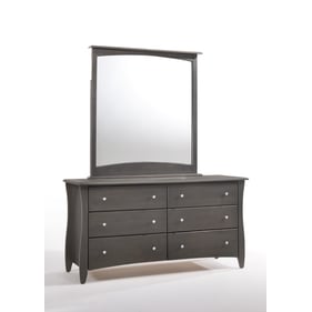 Night And Day Furniture Clove Stonewash Dresser and Mirror