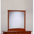 Clove Mirror For 6 Drawer Dresser in cherry finish