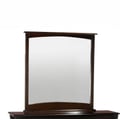 Clove Mirror For 6 Drawer Dresser in chocolate finish