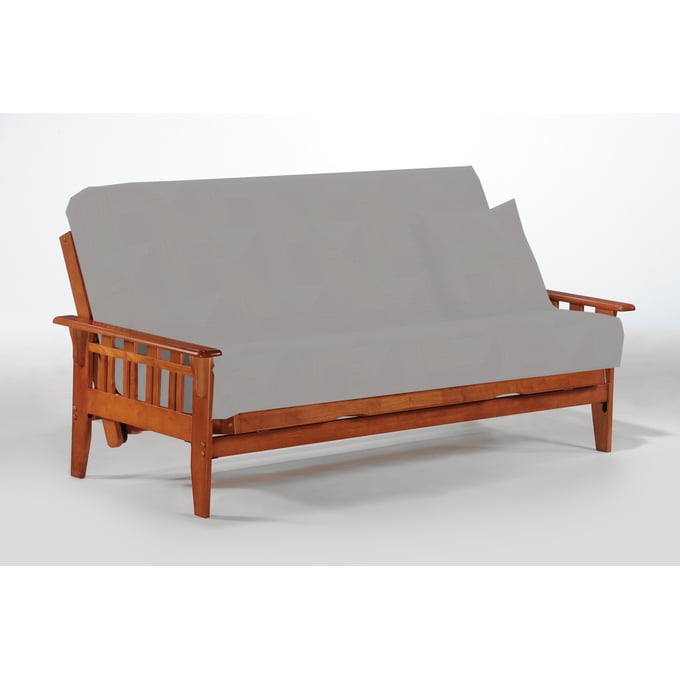 Night and Day Furniture Kingston Cherry Queen Futon Frame Only NDF-BA-KIN-BMG-QEN-CH