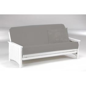 Night And Day Furniture Keywest White Twin Lounger Futon Frame Only