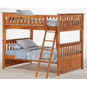 Night and Day Furniture Ginger Medium Oak Full Full Bunk Bed