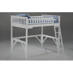 Night and Day Furniture Ginger White Full Loft Bed