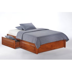 Night and Day Furniture K Series Cherry King Drawer Basic Platform Bed