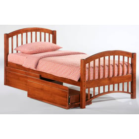 Night And Day Furniture Molasses Cherry Full Drawer Bed