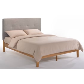 Night and Day Furniture P Series Grey Medium Oak Paprika Cal King Bed