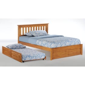 Night And Day Furniture P Series Medium Oak King Rosemary Trundle Bed