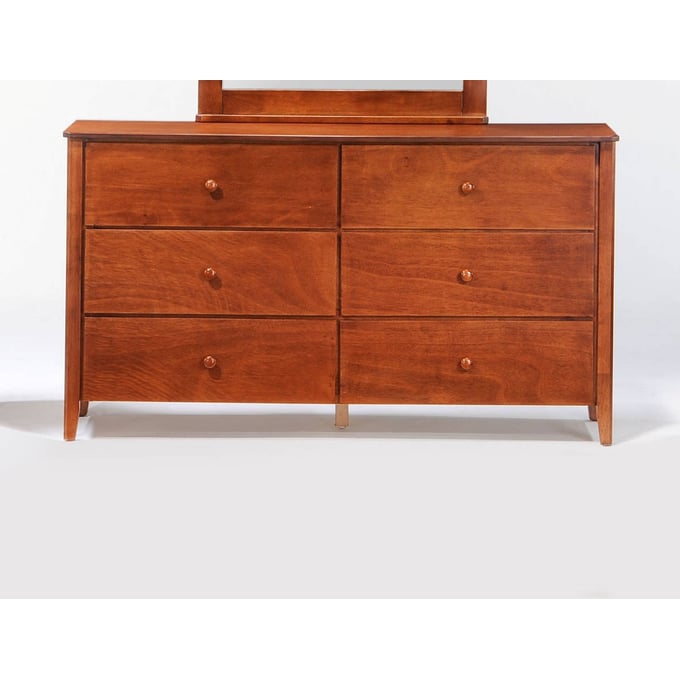 Night And Day Furniture Zest Cherry Six Drawers Dresser NDF-YCD-ZES-6A-CH