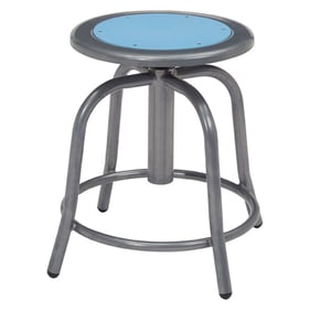 NPS 6800 Grey Blueberry Wood Adjustable Height Swivel Stool