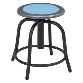 NPS 6800 Black Blueberry Adjustable Height Swivel Stool