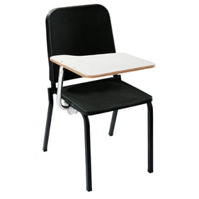 NPS 8200 Black Melody Music Stack Chair With Right Tablet Arm