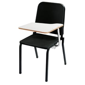 NPS 8200 Black Melody Music Stack Chair With Left Tablet Arm