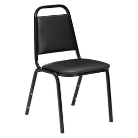 NPS 9100 Black Vinyl Stack Chair