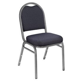 NPS 9200 Silvervein Navy Fabric Stack Chair