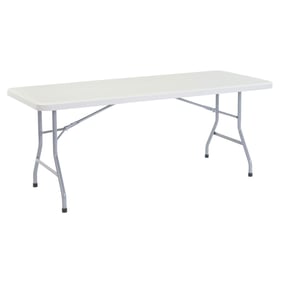 NPS BT3000 Speckled Grey Metal Heavy Duty Folding Table