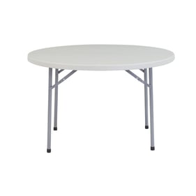 NPS BTR Speckled Grey 48 Inch Round Folding Table