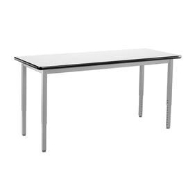 NPS HDT 8 Whiteboard Top Grey Steel Adjustable Height Table - 30x60