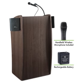 NPS Vision Ribbonwood Sound Lectern with Rechargeable Battery and Wireless ...