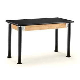 NPS Signature Black HPL Top Science Lab Table - 24x48