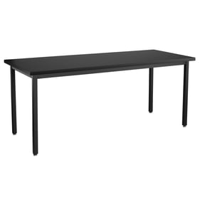 NPS SLT 7 Black Phenolic Top Fixed Height Science Lab Table - 24x72