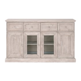 Essentials For Living Hudson Gray Media Sideboard