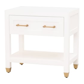 Essentials For Living Stella Matte White Night Stand