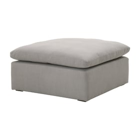 Essentials For Living Sky Peyton Slate Fabric Modular Ottoman