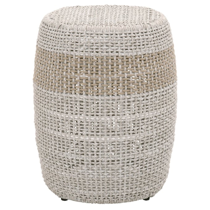 Essentials For Living Loom White Taupe Accent Table OEF-6818-WTA