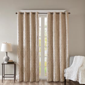 Olliix SunSmart Mirage Champagne Curtain Panel Pair