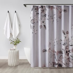 Olliix Madison Park Neko Lilac Floral Shower Curtain