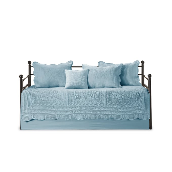 Olliix Madison Park Tuscany Blue 6pc Reversible Daybed Cover Set OLIX-MP13-8386