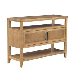 Olliix Martha Stewart Naomi Honey 2 Door Storage Console Table