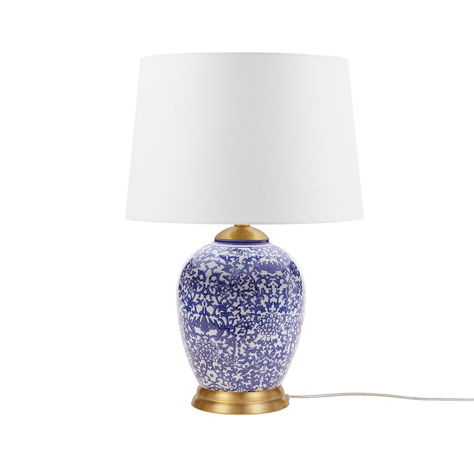 Olliix Martha Stewart Mystique Blue Table Lamp OLIX-MT153-0077