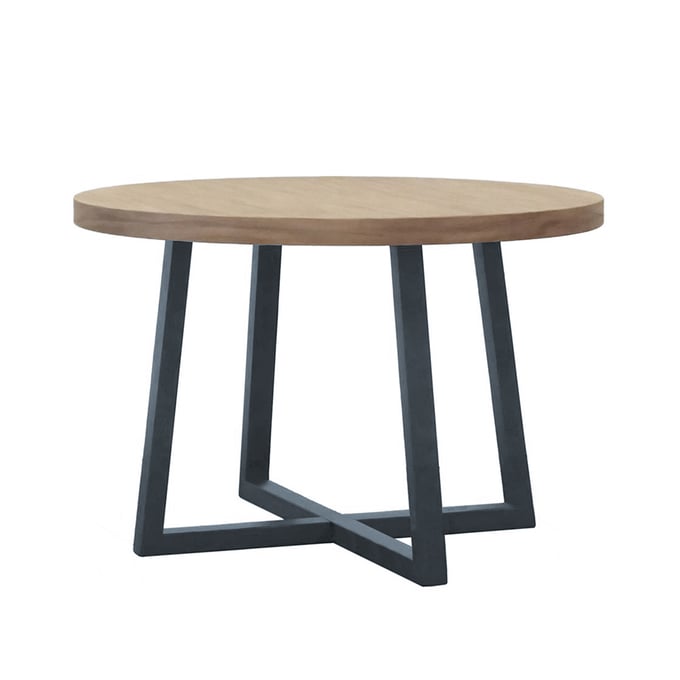 Olliix Chapel Hill Reagan Wheat Slate Round Dining Table OLIX-CH121-1004