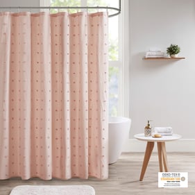 Olliix Urban Habitat Brooklyn Pink Shower Curtain