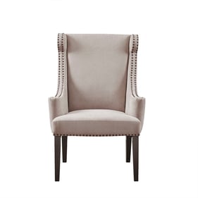 Olliix Madison Park Marcel Taupe High Back Wing Chair