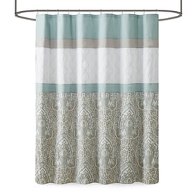 Olliix 510 Design Shawnee Seafoam Shower Curtain