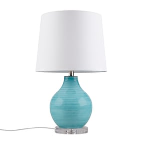 Olliix Hampton Hill Maelle Aqua Blue Table Lamp