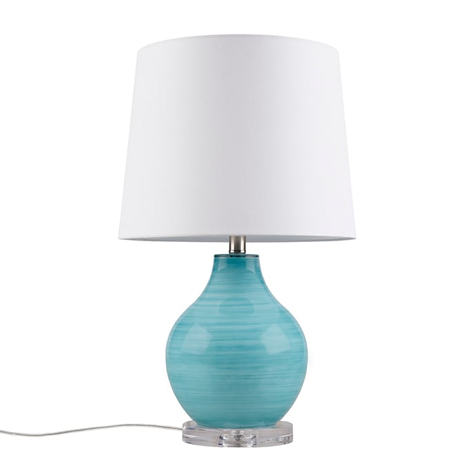 Olliix Hampton Hill Maelle Aqua Blue Table Lamp OLIX-FB153-1181