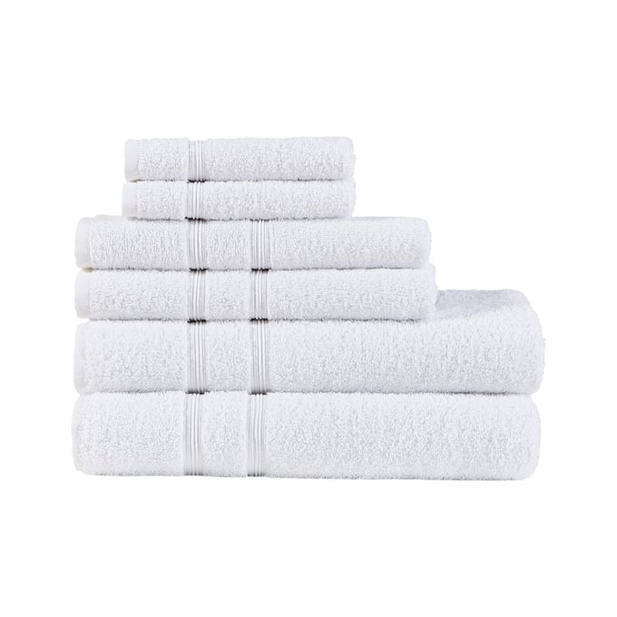 Nurture Sustainable Antimicrobial 6 Piece Towel Set Grey