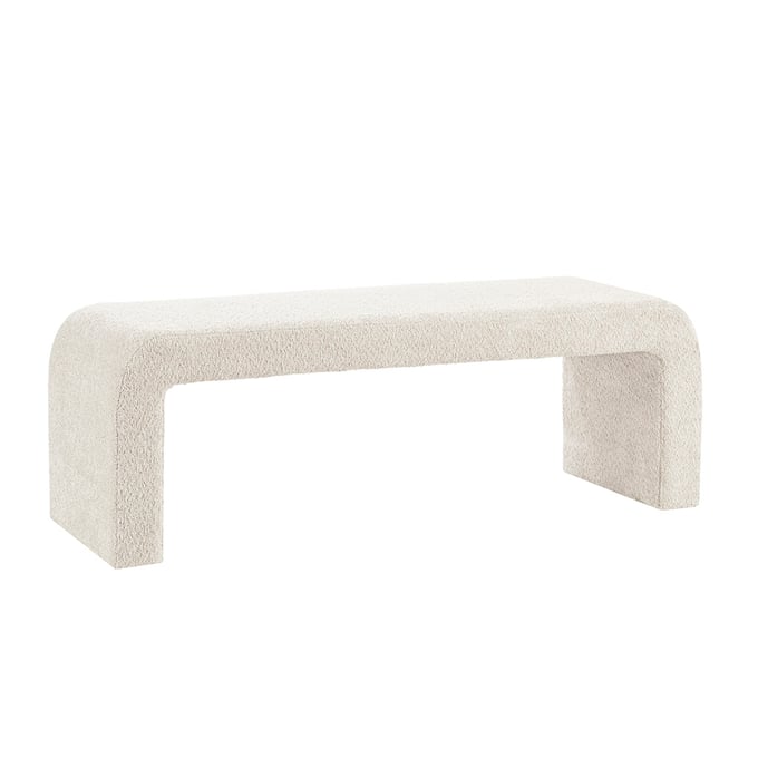 Olliix INK IVY Steve Cream Boucle Bench OLIX-II105-0569