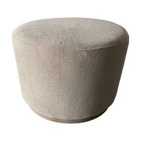 Olliix Chapel Hill Zoe Beige Oval Accent Ottoman