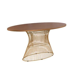 Olliix INK IVY Mercer Bronze Oval Dining Table