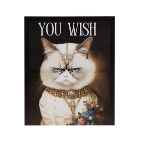 Olliix Madison Park Grumpy Cats You Wish Canvas Wall Art