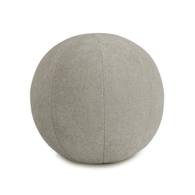 Olliix Chapel Hill Laguna Light Taupe Solid Round Ball Pillow