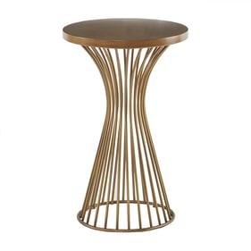 Olliix INK IVY Mercer Bronze Pedestal Table