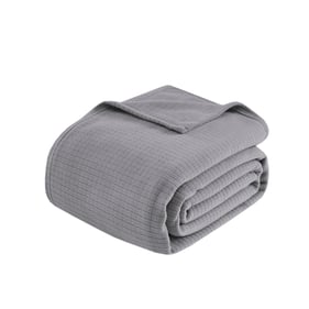 Olliix True North By Sleep Philosophy Microfleece Grey King Blanket